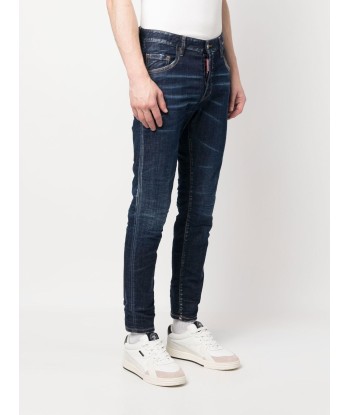 DSQUARED2 - Jean Skater bleu Par le système avancé 