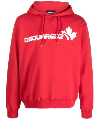 DSQUARED2 - Hoodie en coton à logo imprimé Jusqu'à 80% De Réduction