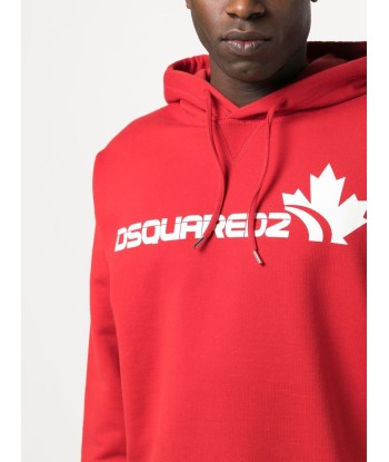 DSQUARED2 - Hoodie en coton à logo imprimé Jusqu'à 80% De Réduction