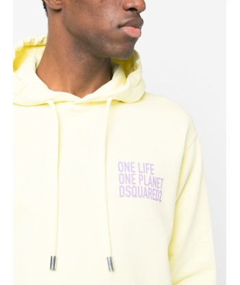 DSQUARED2 - Hoodie en coton à manches longues vente chaude votre 