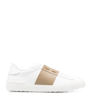 VALENTINO - Baskets Open blanche/bronze 50-70% off 