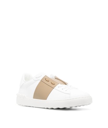 VALENTINO - Baskets Open blanche/bronze 50-70% off 