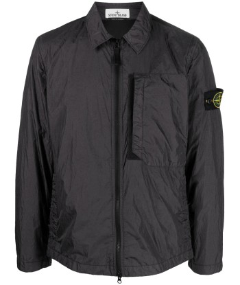 STONE ISLAND - Surchemise nylon grise Comment ça marche