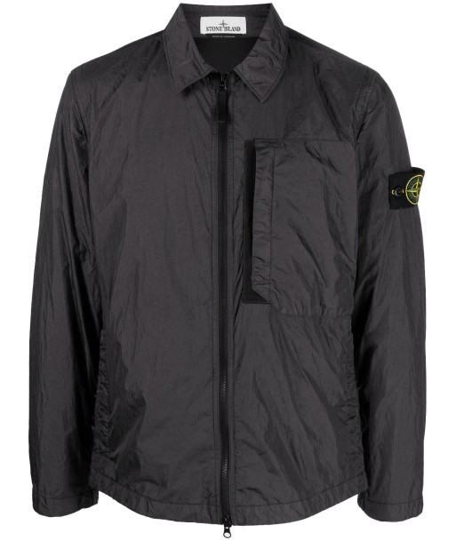 STONE ISLAND - Surchemise nylon grise Comment ça marche