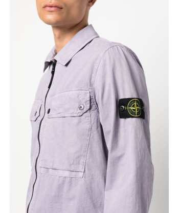 STONE ISLAND - Surchemise cotton lavande commande en ligne