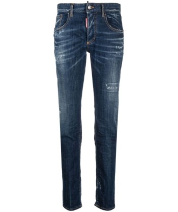 DSQUARED2 - Jean droit à taille basse soldes