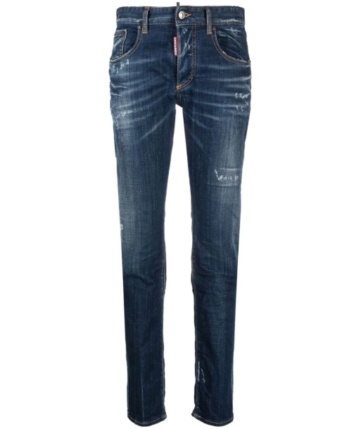 DSQUARED2 - Jean droit à taille basse soldes