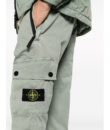 STONE ISLAND - Pantalon cargo Sage avec poches boutonnées votre