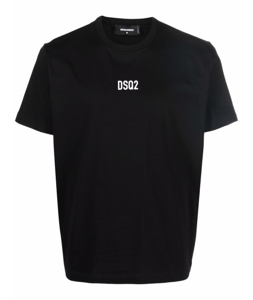 DSQUARED2 - T-shirt à col rond noir Venez découvrir notre 