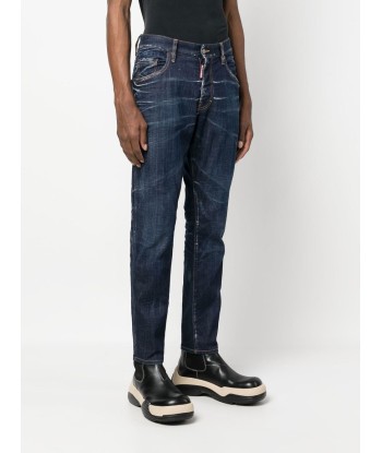 DSQUARED2 - Jean skinny à effet délavé pour bénéficier 