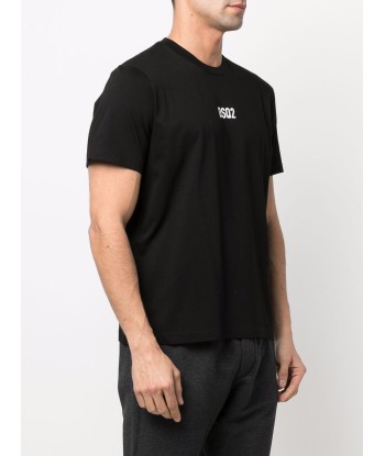 DSQUARED2 - T-shirt à col rond noir Venez découvrir notre 