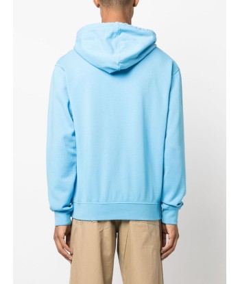 DSQUARED2 - Hoodie en coton à logo imprimé bleu acheter