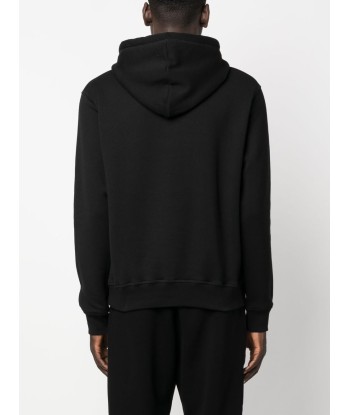 DSQUARED2 - Hoodie en coton à logo noir pas cheres