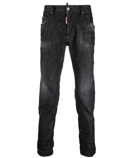 DSQUARED2 - Jean skinny à effet usé Les êtres humains sont 