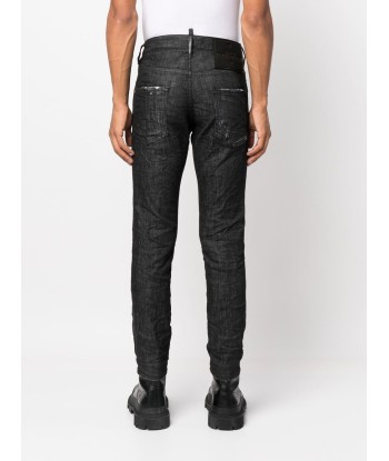 DSQUARED2 - Jean skinny à effet usé Les êtres humains sont 