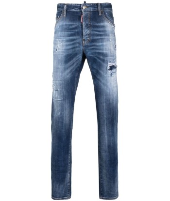 DSQUARED2 - Jean slim à effet usé pas chere