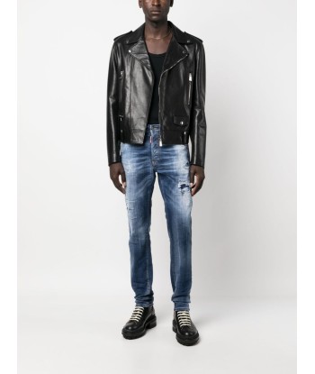 DSQUARED2 - Jean slim à effet usé pas chere