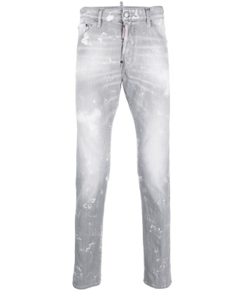 DSQUARED2 - Jean cool guy gris de technologie