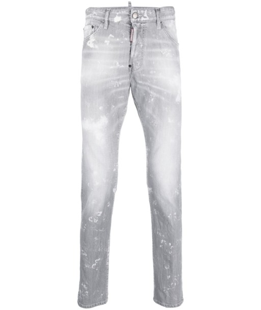 DSQUARED2 - Jean cool guy gris de technologie