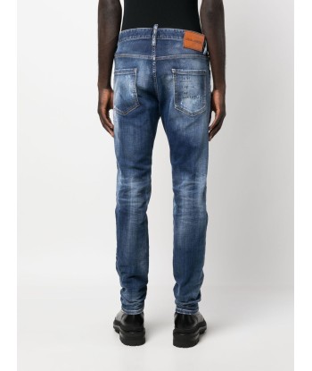 DSQUARED2 - Jean slim à effet usé pas chere