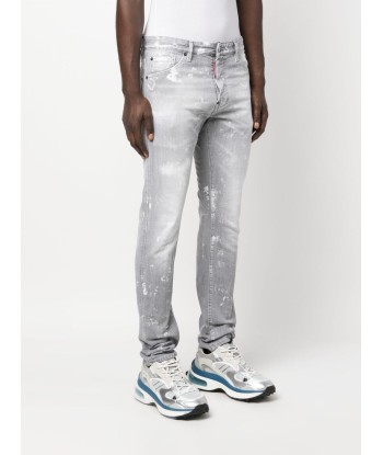 DSQUARED2 - Jean cool guy gris de technologie