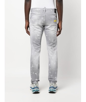 DSQUARED2 - Jean cool guy gris de technologie