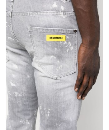 DSQUARED2 - Jean cool guy gris de technologie