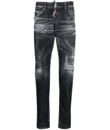 DSQUARED2 - Jean slim 1964 gris Dans la société mordern