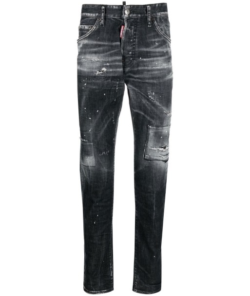 DSQUARED2 - Jean slim 1964 gris Dans la société mordern