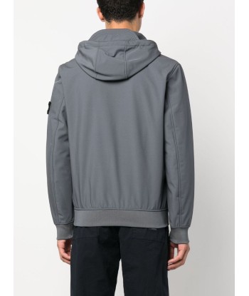 STONE ISLAND - Veste Softshell Gris Anthracite Toutes les collections ici