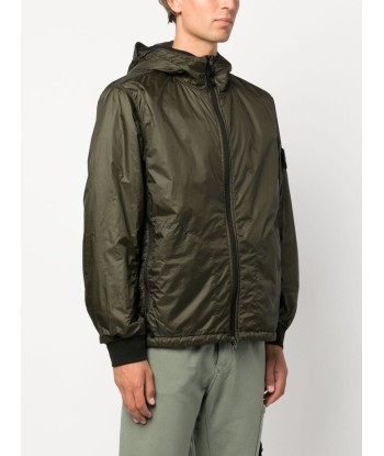 STONE ISLAND - Veste Garment dye olive outlet