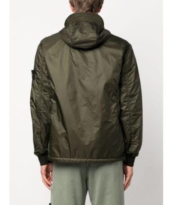 STONE ISLAND - Veste Garment dye olive outlet