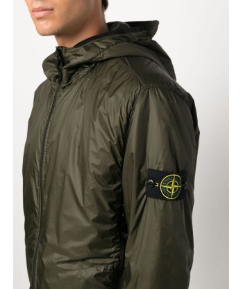 STONE ISLAND - Veste Garment dye olive outlet