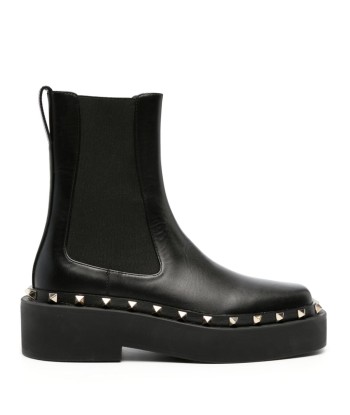 VALENTINO - Rockstud Chelsea leather boots ouvre sa boutique