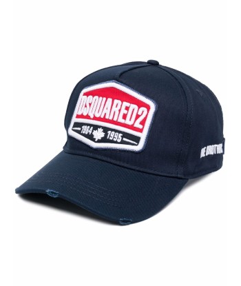 Dsquared2-Casquette en coton à patch logo Profitez des Offres !