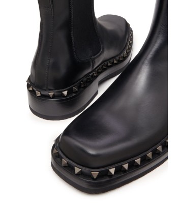 VALENTINO - Bottines chelsea Rockstud en stock