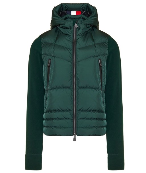 MONCLER GRENOBLE - Cardigan vert basket pas cher