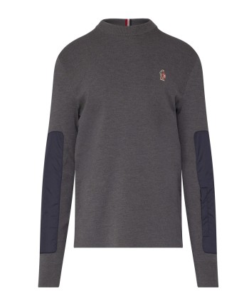 MONCLER GRENOBLE - Col roulé gris en laine Comparez plus de prix