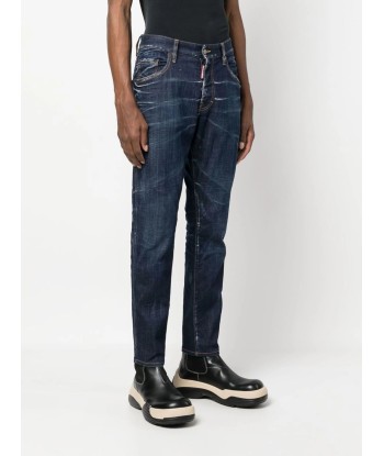 Dsquared2 - Jean skinny à effet délavé Venez acheter