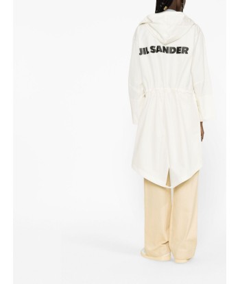 JIL SANDER - MANTEAU À LOGO IMPRIMÉ Véritable concentré