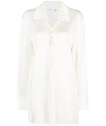 OFF WHITE - Chemise en satin à manches longues acheter