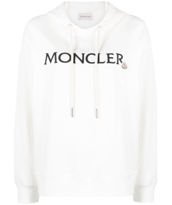 MONCLER - Hoodie en coton à logo brodé plus qu'un jeu 