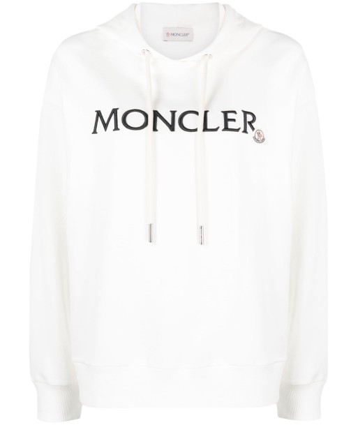 MONCLER - Hoodie en coton à logo brodé plus qu'un jeu 