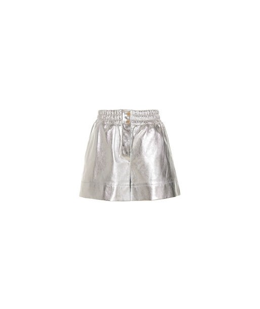 LOEWE - Short argenté taille haute prix