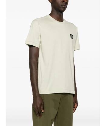 STONE ISLAND - Tee-Shirt Classique vert clair chez Cornerstreet bien 