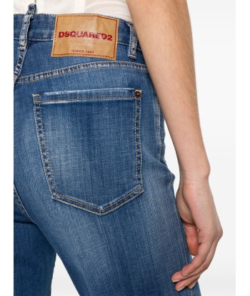 DSQUARED2 - Jean slim taille haute pas cheres