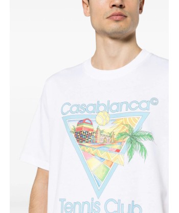 CASABLANCA - Tee Shirt Afro Cubism blanc hantent personnes