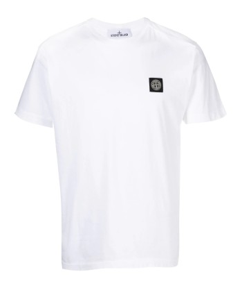 STONE ISLAND - Tee-Shirt Classique Blanc Profitez des Offres !