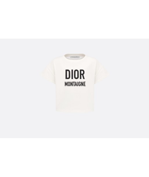 디올 키즈 DIOR MONTAIGNE 반팔 티셔츠 (아이보리) pas cher 