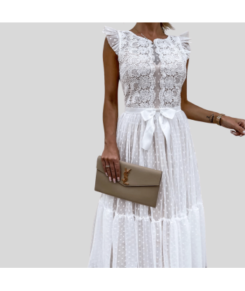 Abito Bianco Estivo in Pizzo Bohemien Toutes les collections ici